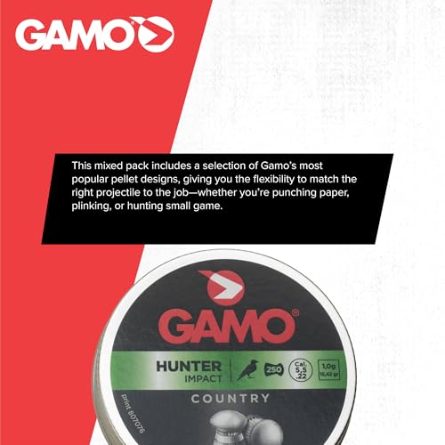 Image of Gamo Air Rifle Pellet Combo Pack .177 or .22