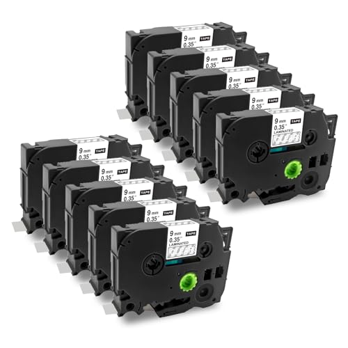 Sluxjet ݊ s[^b` e[v 9mm n TZe-125 Tz-125 ev uU[H s[^b`L[u P-touch ėp e[vJ[gbW 8m P^b` @Ή PT-P710BT PT-2500PC 10