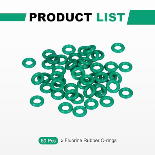 Anillos de goma fluorada PATIKIL de 8mm de diámetro para sellado de motores 3