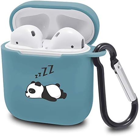 LuGeKe Cute Elephant Blue Case Cover for Airpods Pro with Keychain, Kawaii Lovely Animal Soft Shockproof Protective Airpods Pro Cases Cool Charging Case with Design for Boys Girls Lady Man Kids