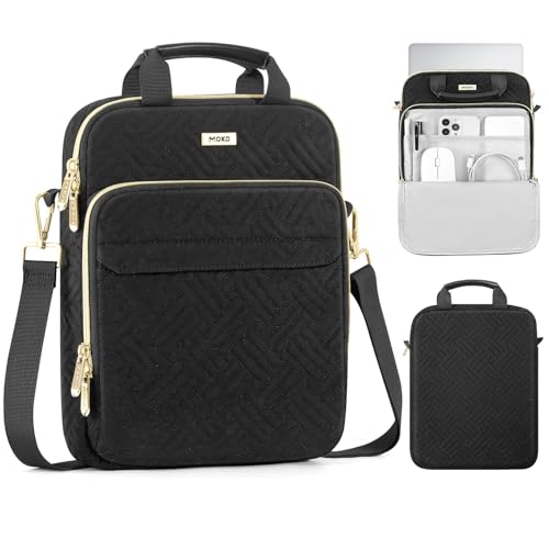 MoKo 13-14�C���` �p�t�@�[ ���b�v�g�b�v �X���[�u�o�b�O 13�C���` Mac Air/Pro 14�C���` MacBook Pro M4/M3/M2/M1�p �\��13.8�C���` �p�t�B�[ ���b�v�g�b�v �L�����[�P�[�X �n���h��&�V�����_�[�X�g���b�v