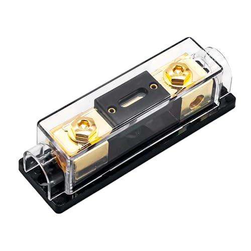 Car Audio Fuse 0/2/4 Gauge AWG with 300 Amp Fuse in Line ANL Fuse Holder