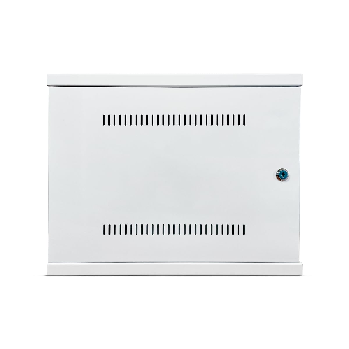 Caja de cierre resistente con cerradura para cableado de seguridad, carcasa de acero universal para DVR/NVR, cable CCTV y proyectos eléctricos, montaje en interiores y exteriores, gabinete de metal a