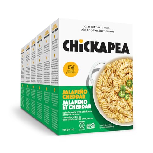 Chickapea One Pot Chickpea Pasta - White Cheddar with Jalapeno