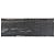 SomerTile FNURT8NG Retro Nero 8-1/4" x 23-1/2" Porcelain Floor and Wall Tile, Black, 8