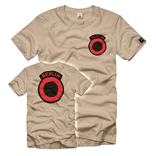 T-shirt British Troops Berlin Infantry Brigade Area Troops sable XXXL
