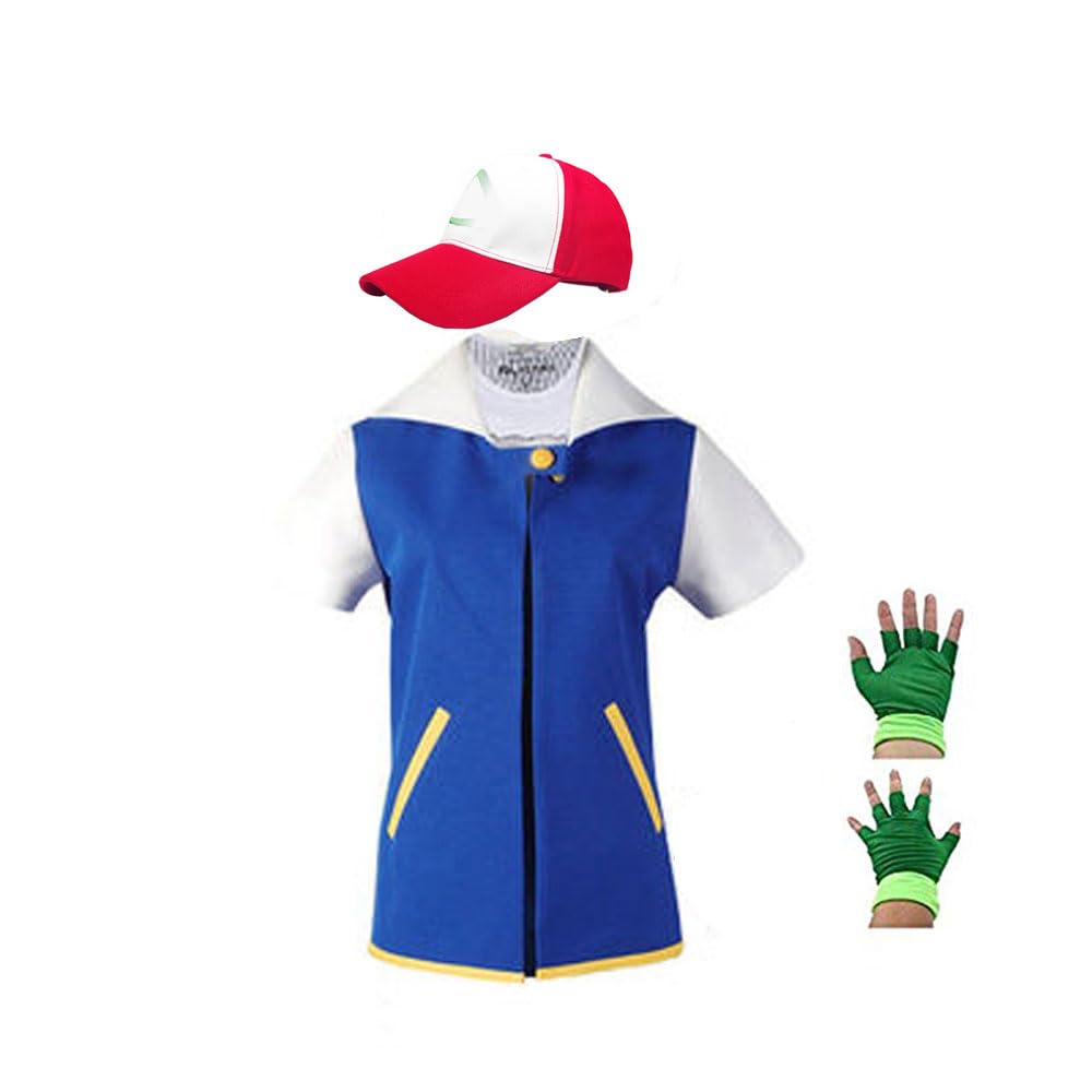 - Costume Hoodie Cosplay Jacket Gloves Hat Sets for Trainer