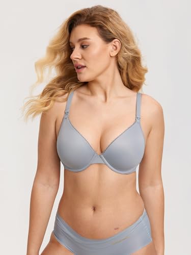 Image of Gratlin Women's Underwire Nursing Bras Support Full Coverage Lightly Padded Maternity Bra for Breastfeeding