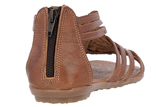 Cowboy Professional Womens 239 Chedron Leather Sandals Mexican Huarache Zipper4