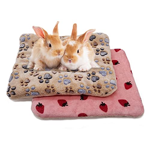 Kathson Hamster Winter Warm Fleece Sleep Pad Small Animal Bed For Squirrel Hedgehog Bunny Chinchilla And Other Small Animals (2 Pcs) #TOP19