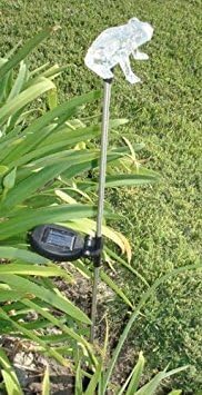 Luz solar de cambio de color de rana E2179 (juego de 2)