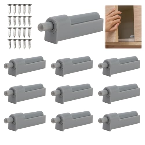 Amortiguadores de Puerta de Armario de Cierre Suave 10 PCS, Plástico Amortiguador de Cierre de Puerta, Puerta Del Gabinete Amortiguador para Reducir El Ruido Al Cerrar Puertas de Cocina