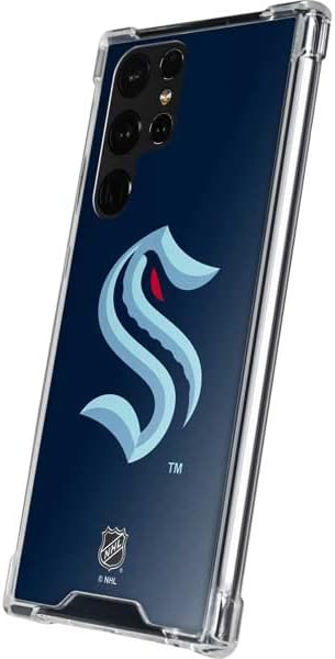 Skinit Clear Phone Case Compatible with Galaxy S22 Ultra - Officially Licensed NHL Seattle Kraken Design