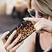KJFHDJFDH for Galaxy A13 5G Case,Dual Layer Hybrid Heavy Duty Rugged Shockproof Hard PC +Soft Silicone Protective Case for Samsung Galaxy A13 6.5 Inch,Retro Leopard Print