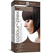 Smart Beauty Espresso Brown Hair Dye Permanent with Plex Anti-Breakage Technology that Protects R...