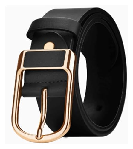 Mens Belts,Personality Belt Handmade Belts for Men Whole Cowhide Men's Belts Belt Men Alloy Buckle Adjustable(Black,106cm)