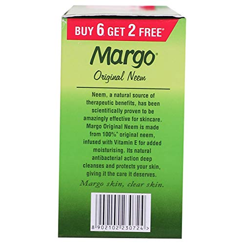 Image of Margo Bathing Soap, Original Neem, 100g (Buy 6 get 2)