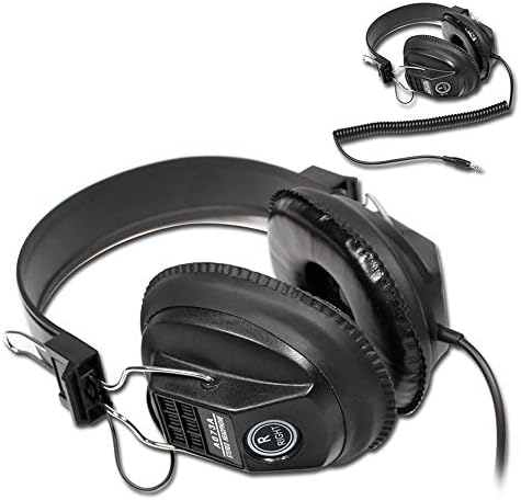 2x Soundlab Black Hi-Fi Stereo DJ Headphones