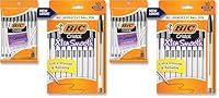 BIC Cristal Xtra Smooth Ballpoint Pen, Medium Point (1.0mm), Black, For Everyday Writing Activities, 10-Count (Pack of 2)