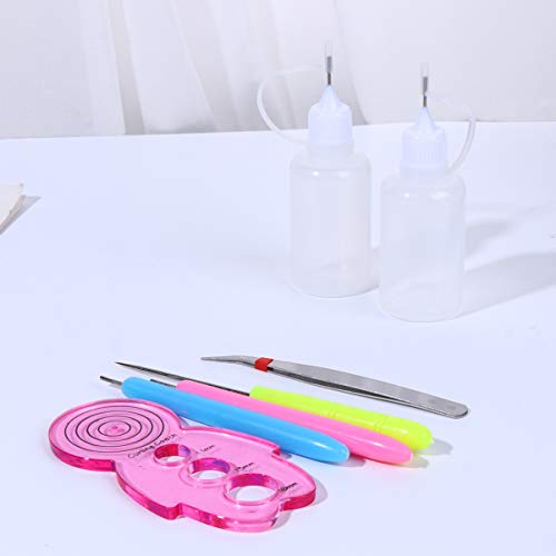 Hohopeti 7Pcs 1 Conjunto De Ferramentas De Quilling De Papel Ferramenta De Ondulação De Papel Quilti