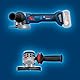Bosch Professional 18V System Akku-Winkelschleifer GWS 18V-11 S (Scheibendurchmesser 125 mm)