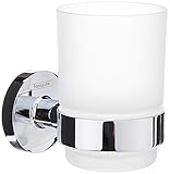 hansgrohe Tumbler 3-inch Toothbrush Tumbler in Chrome, 41718000