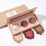 Baked Face Palette - All-in-One Makeup Kit with Highlighter, Blush & Bronzer - Silky Radiant Powder Formula for Mature Skin - Travel Size Cosmetic Gift Set for Women & Beginners