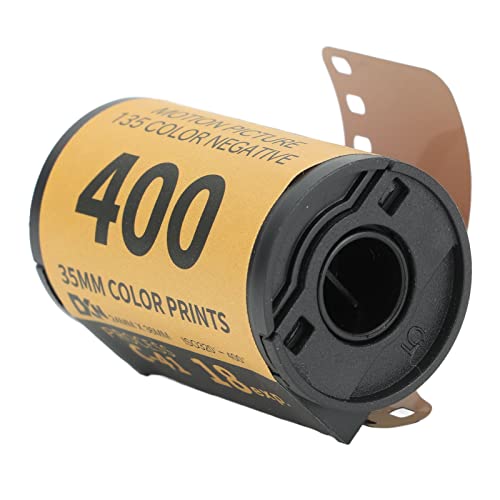 Película de color para cámara, ISO 320-400, alta resolución HD, negativa de color para cámaras 35 mm, alta nitidez y amplia latitud de exposición, para cámaras 135 (18 fotogramas) miniatura 1