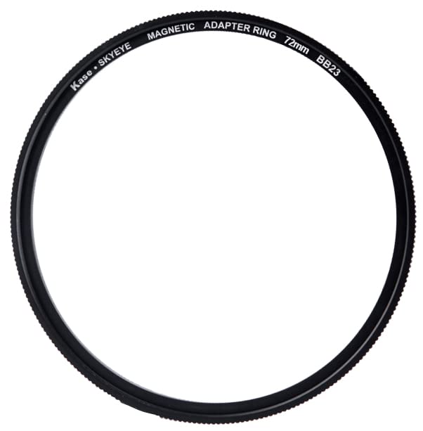Bague d'adaptation magnétique Kase pour filtre photo 72 mm