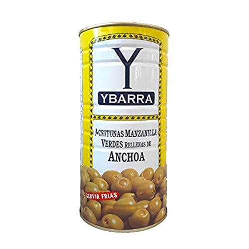 Ybarra Aceituna Manzanilla Rellena de Anchoa, 600g, lata