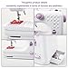 Sewing Machines for Beginners & Kids, 12 Stitch Patterns, 2-Speed Foot Pedal, LED Illumination, 32-Color Thread Kit, Essential Sewing Supplies, Sewing Machine Table Compatible, Tool for Home Repair