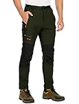 DAFENP Pantalones Trekking Hombre Impermeables Pan...: Pantalones softshell hombre: 92% poliéster, 8% spandex, cómodo y resistente al desgaste La cintura lateral elástica ajustable con cinturón hace que los pantalones trekking hombre brinden un ajuste maravillosamente personalizado Prácticos pantalones d...