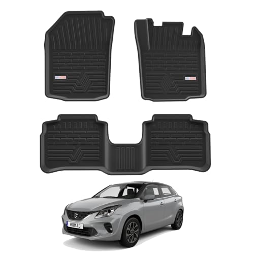 Image of 3D TPE Car Floor Mat for Baleno (2015-2021) Custom Fit, Heavy Duty & Anti-Slip Baleno Floor Mat | Easy to Clean, All Weather Resistant, Waterproof & Dustproof Car Foot Mat