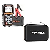 FOXWELL BT705 Car Battery Tester 12V 24V, Automotive Battery Load Tester Analyzer & Portable Carrying Case