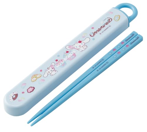 スケーター(Skater) 子供用 箸 箸箱 セット 16.5cm 日本製 スライド式 サンリオ シナモロール Fancy Snacks Weets 女の子 ABS2AM-A