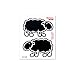 4R Quattroerre.it 6129 Adhesivos Stickers Bomb Ovejas, 10 x 12 cm, Multicolor