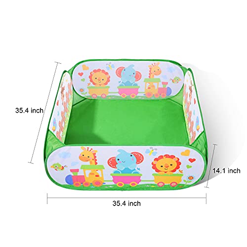Beestech Toddler Ball Pit, Large Pop Up Animal Ball Pits, Play Tent for Babies Toddlers Boy Girls 1, 2, 3 Years Old, Indoor Outdoor Play( Balls Not Included)