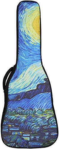 MQJ Sac À Guitare Acoustique de 36 Pouces 41 Pouces Épaissie Épaule Guitare Étui À Dos À Dos À Bandoulière Réglable Case… - Les Beatles, Paul McCartney, John Lennon, RIngo Starr, George Harrison MQJ Sac À Guitare Acoustique de 36 Pouces 41 Pouces Épaissie Épaule Guitare Étui À Dos À Dos À Bandoulière Réglable Case…