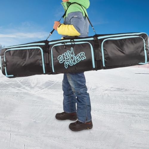 Bolsa de esquí con ruedas y gran capacidad para botas y tabla de snowboard 4