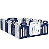 Baby playpen 18 panels safety play yard for indooroutdoor play  urban country home decor