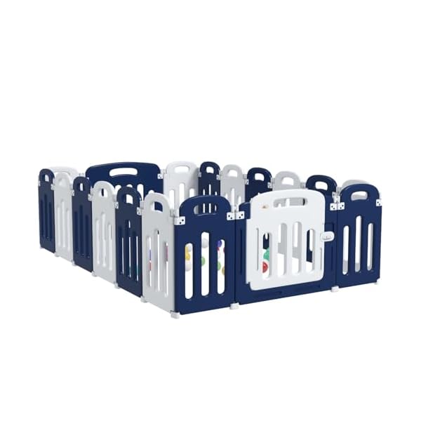 Baby playpen 18 panels safety play yard for indooroutdoor play  urban country home decor