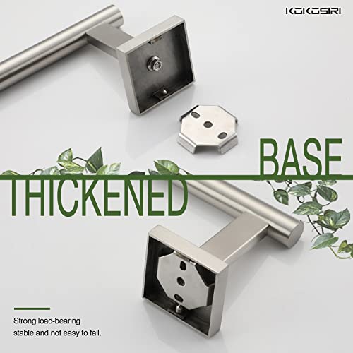 Image of KOKOSIRI Toilet Paper Holder Tissue Paper Dispenser for Bathroom Toilet Roll Holder Brushed Nickel Stainless Steel B2005BR
