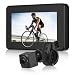 Mulcort Bike Rear View Camera 1080P with Night Vision, Bike Camera Front & Rear View Wide Angle Lens, Loop Recording, 5000mAh Battery, Bike Accessories for EBike, Mountain