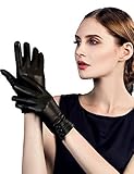 MODISCHES DESIGN - Mit diesen Handschuhen im Modedesign siehst du aus wie ein italienischer Filmstar! Sie eignen sich auch für den täglichen Gebrauch sowie für besondere Anlässe wie Essen, Feiern und besonders zum Fahren - sie unterstützen nicht nur den Griff, sondern tragen auch zur Wartung des Lenkrads und der Schaltknöpfe bei.