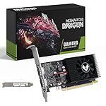 MOUGOL AMD Radeon R7 350 4GB Low Profile Graphics Card, Dual HDMI Ports for Multi-Monitor, 4GB GDDR3 128-Bit, SFF Half-Height Video Card for Slim Desktop PC, Support Windows 10/8.1/7 Computer GPU