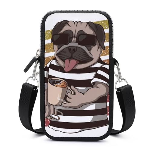 Pochette téléphone Carlin pour ranger cartes et smartphone sans encombrement