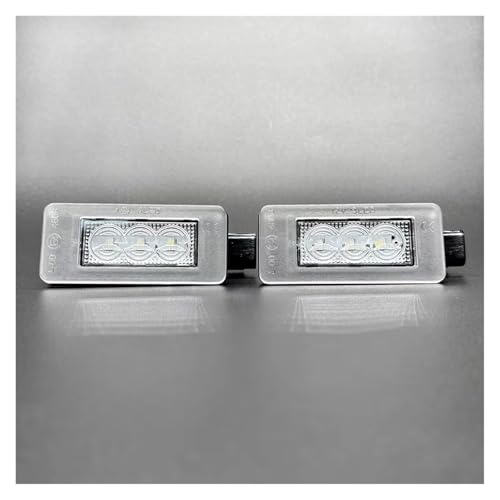 Luz LED blanca para matrícula de Peugeot 207 308 508 y 2008 kit de dos lámparas traseras auto
