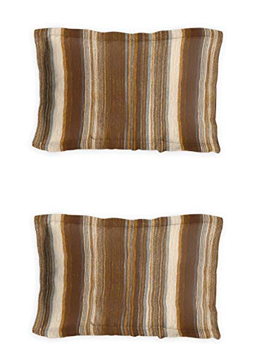 Image of DDECOR - Farrago 100% Cotton Double Bedsheet with 2 Pillow Covers, King Size, Brown
