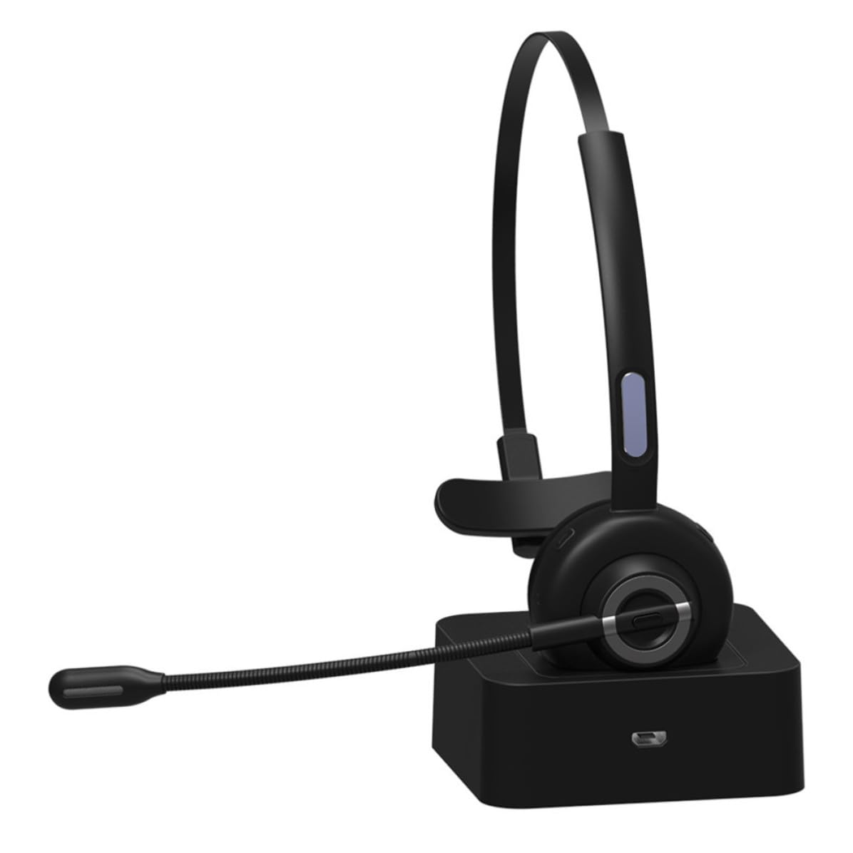Cuffie Wireless 5.0 Stereo per Ufficio e Musica, Nere | Design Head-mounted, Connessione senza Ostacoli, Set da 1 Pezzo, Struttura Abs Pu Spugna