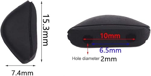 Miniatura 3 de Almohadillas para la nariz, piezas de silicona suave, compatibles con Oakley Crosslink PRO Switch Sweep Eye Glasses Frame Gafas de sol